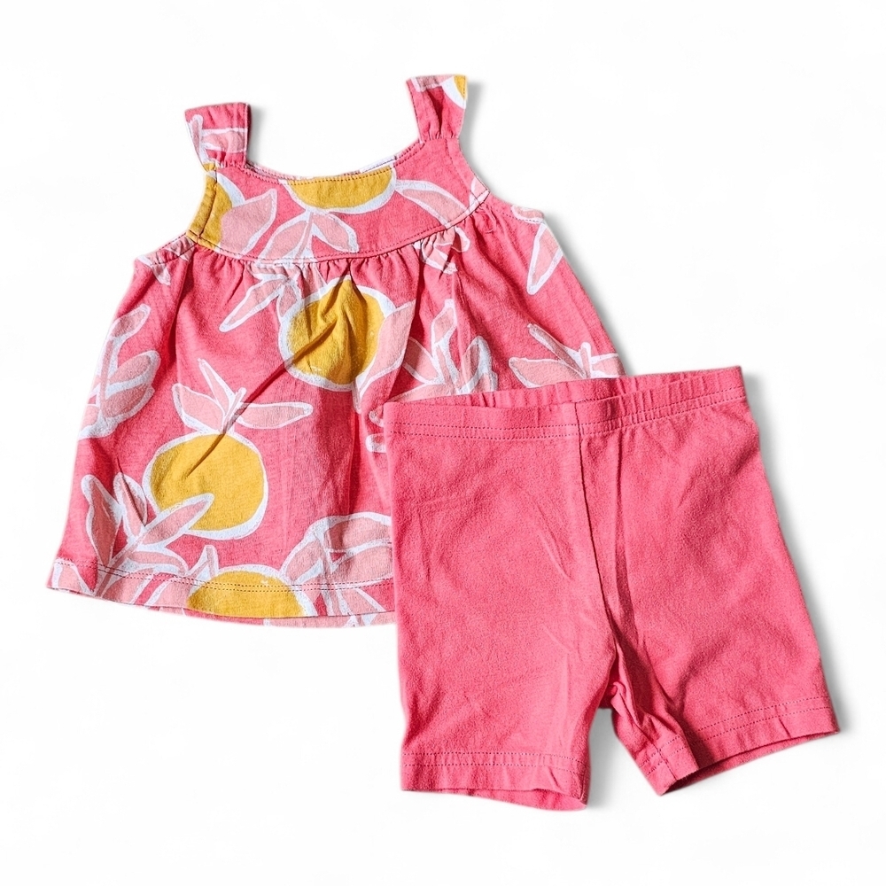 Carter’s “Just One You” Baby Girl 2-Piece Lemon Top & Shorts Set Size 18 Month